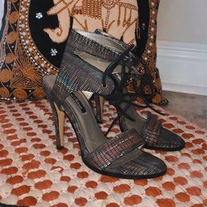 Michael Antonio Snakeskin Heels